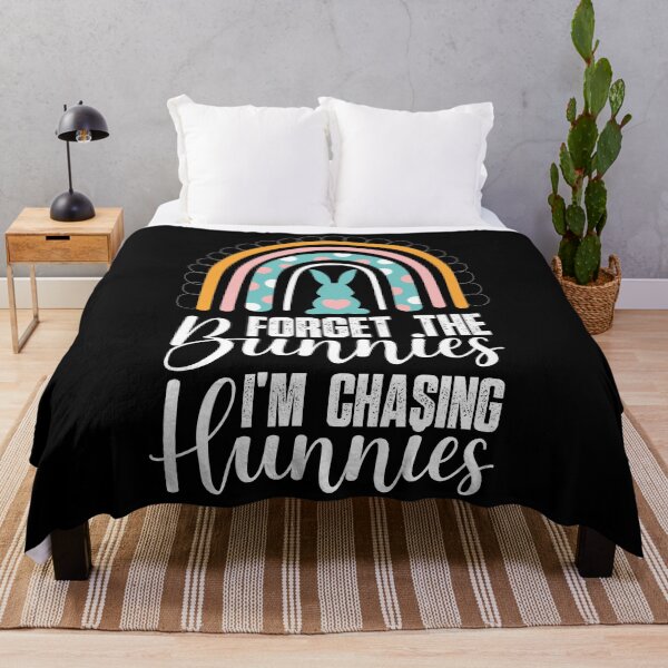 Item preview, Forget the Bunnies Im Chasing Hunnies cute Rainbow designed and sold by SIMPLINZ.