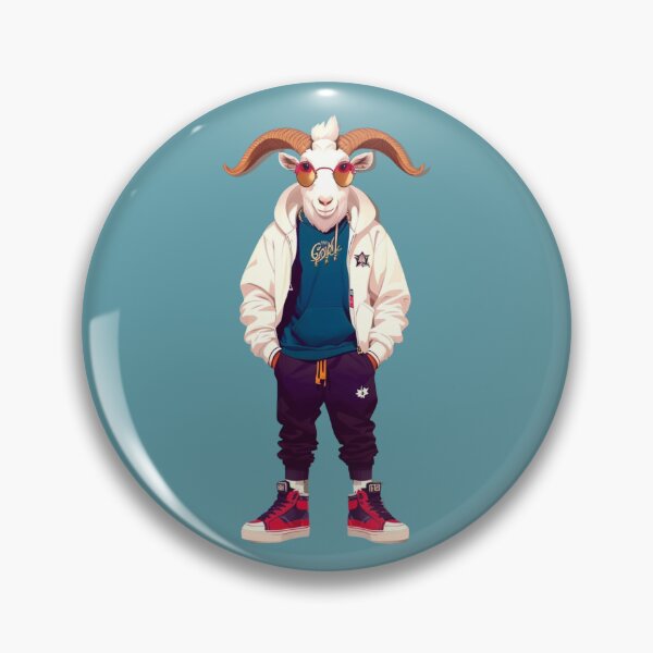 Artikelvorschau, Hipster Goat V8 entworfen und verkauft von HipsterAnimals.