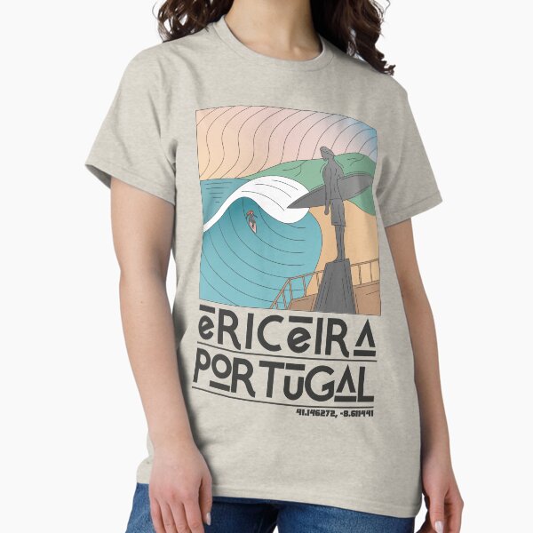 Aperçu de l'œuvre Ericeira Portugal Voyage rétro créée et vendue par JDP--Designs.
