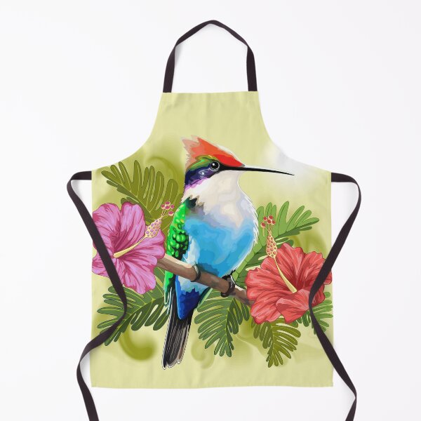 Item preview, Hummingbird resting and Hibiscuses designed and sold by BluedarkArt.