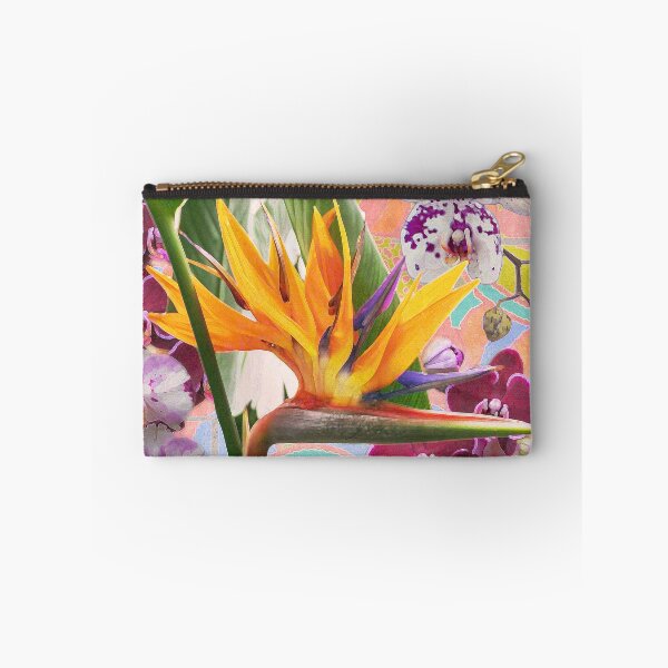 Item preview, Gorgeous strelitzia with orchids - exotic collage designed and sold by MarionsArt.