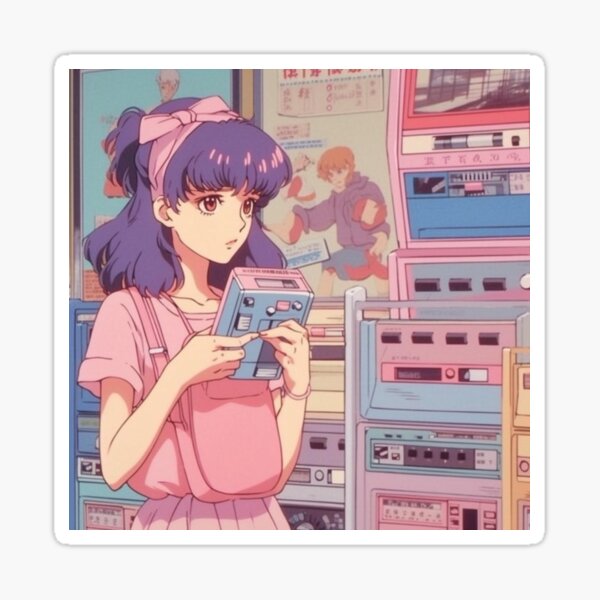 Download Dive into Nostalgia with 80s Anime Aesthetic Wallpaper | Wallpapers .com