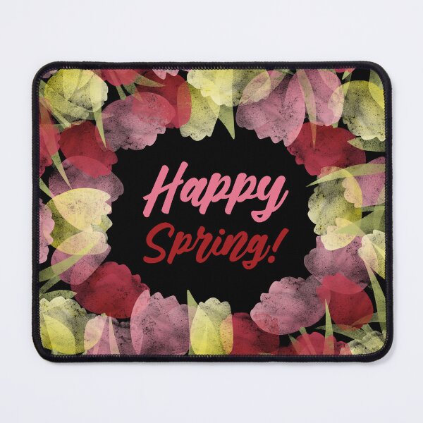 Item preview, Happy Spring | Pink Red Yellow | Black designed and sold by Wintre2.