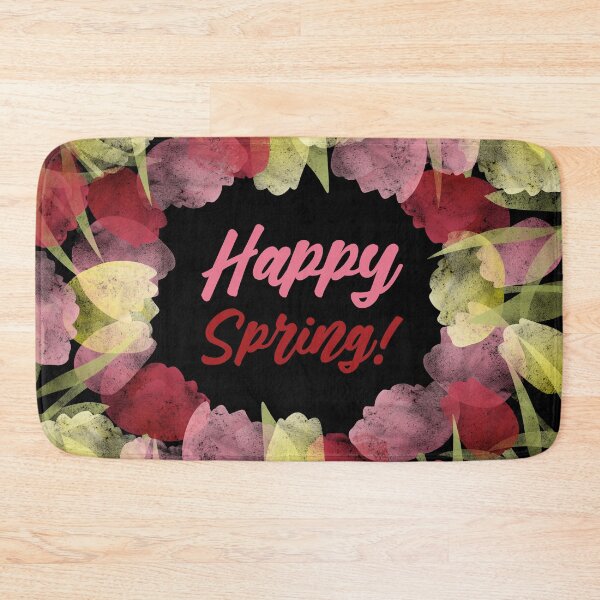 Item preview, Happy Spring | Pink Red Yellow | Black designed and sold by Wintre2.
