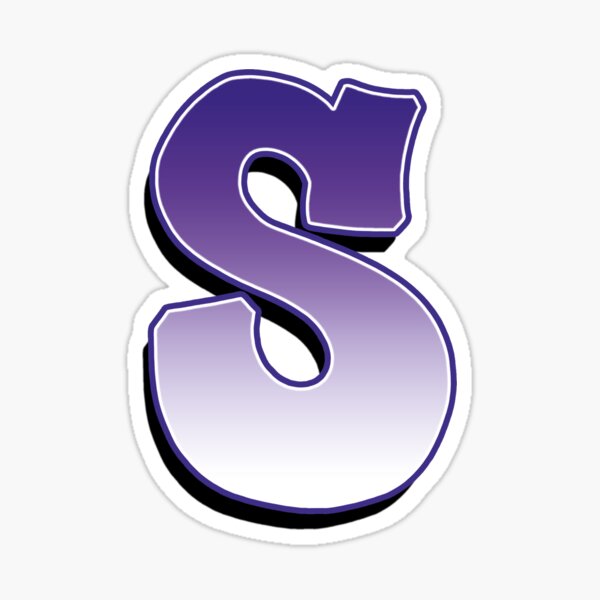 Letter S - Purple Sticker