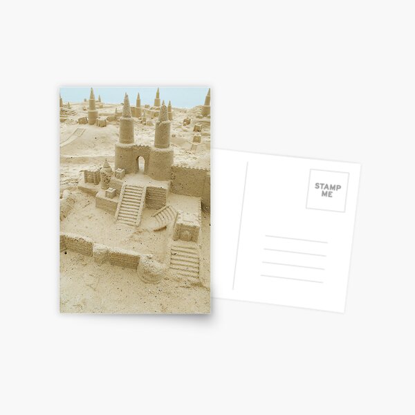 Sand Castle Postcard