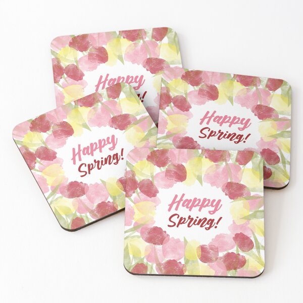 Item preview, Happy Spring | Pink Red Yellow | White designed and sold by Wintre2.