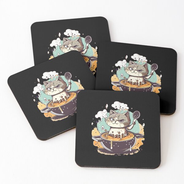 Item preview, Funny cat cooking soup designed and sold by Pixelish.