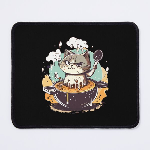 Item preview, Funny cat cooking soup designed and sold by Pixelish.