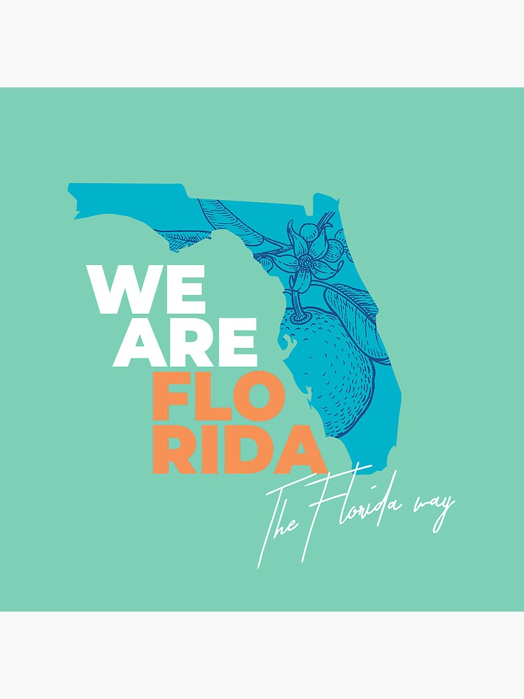 Thumbnail 4 of 4, Clock, We are Florida, the Florida way designed and sold by FLimmigrant.