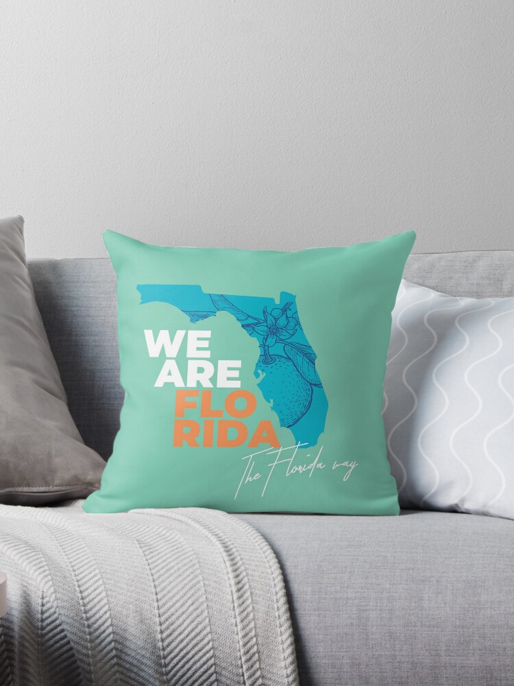 Thumbnail 1 of 3, Throw Pillow, We are Florida, the Florida way designed and sold by FLimmigrant.