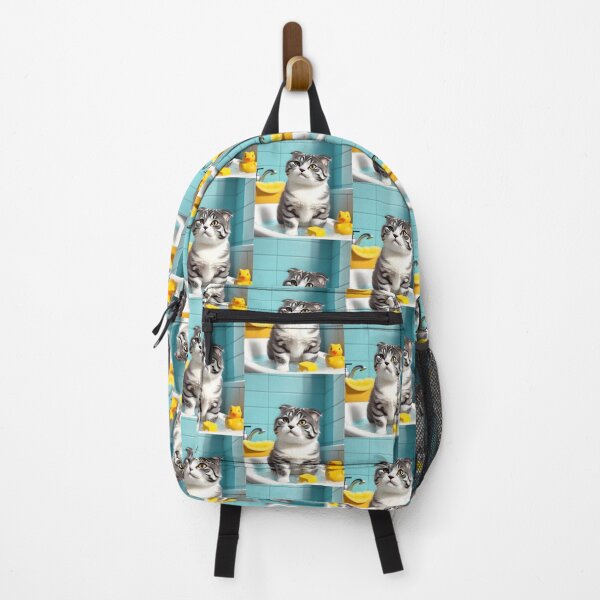 Item preview, Cat Taking a Bath - Modern Digital Art designed and sold by Ai-michiart.