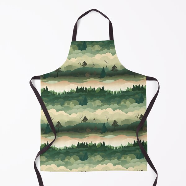 Item preview, Paisaje de bosque mágico designed and sold by patterndani.