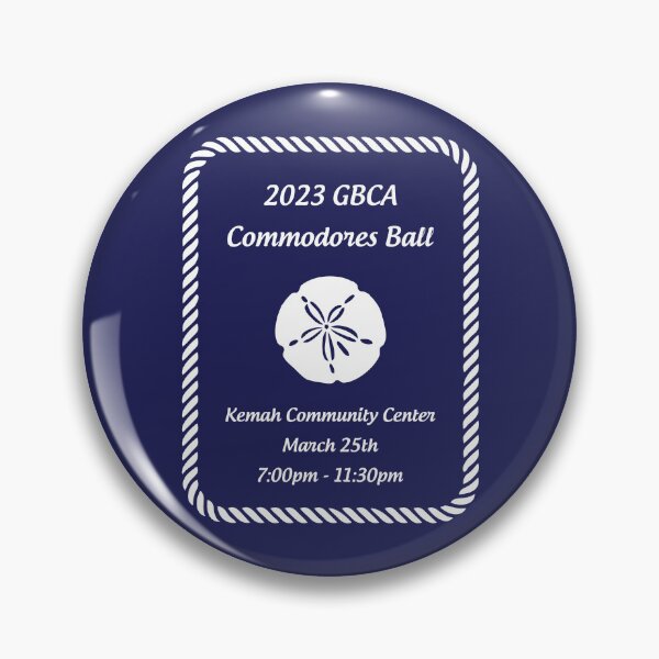 Item preview, 2023 Commodores Ball designed and sold by G-B-C-A.