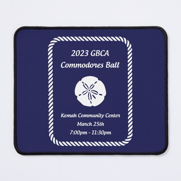 Item preview, 2023 Commodores Ball designed and sold by G-B-C-A.