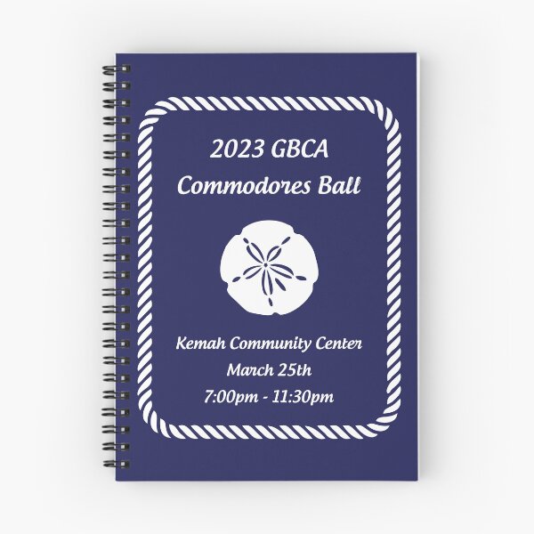 Item preview, 2023 Commodores Ball designed and sold by G-B-C-A.