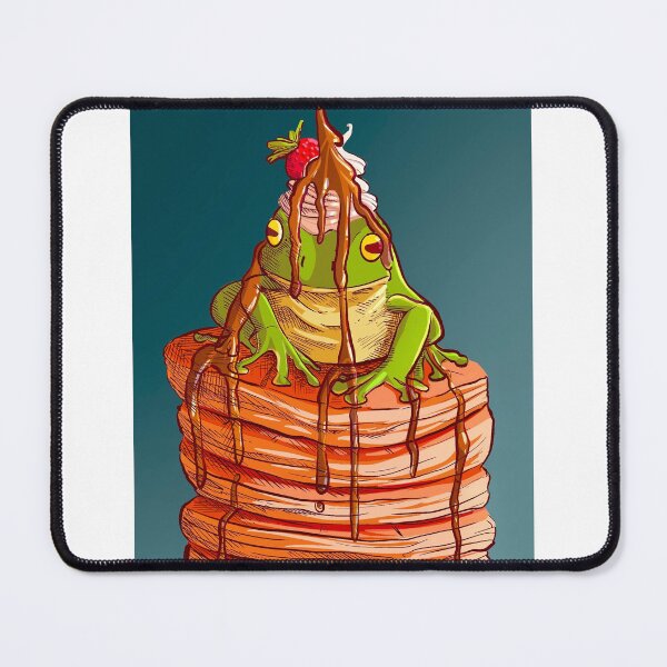 Item preview, Cute Frog on Pancakes designed and sold by phoenixwilke.