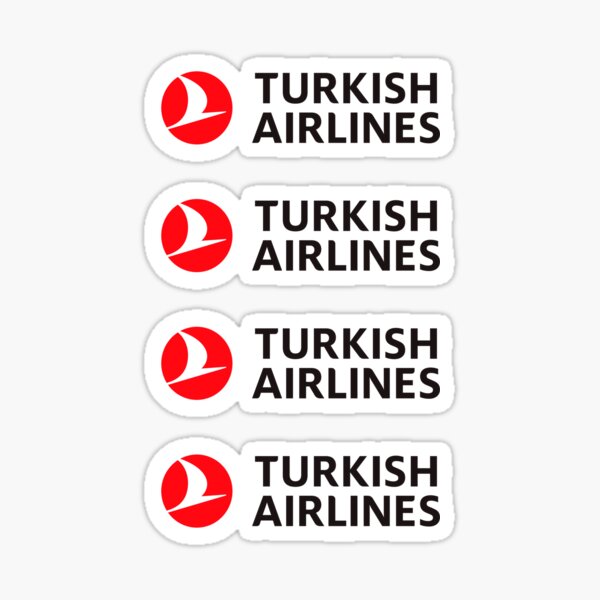 Item preview, Turkish Airlines Logo (4 Pack) designed and sold by FutureTraveller.