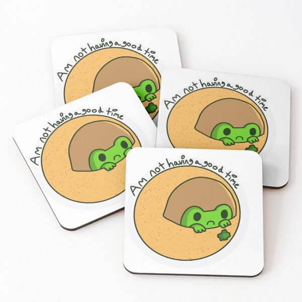 Item preview, Not having a good time frog designed and sold by Phuqae.
