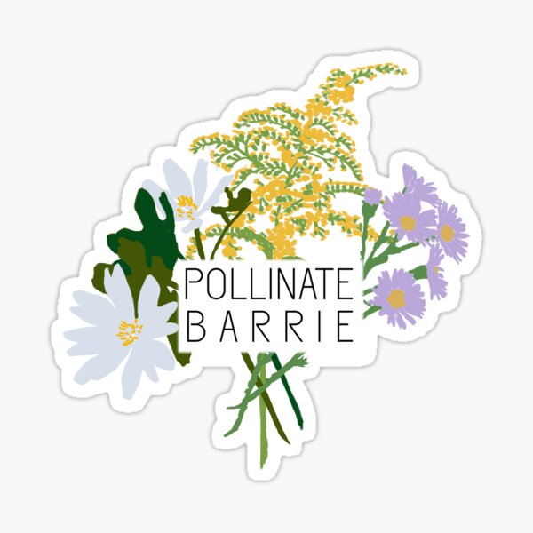 Pollinate Barrie Logo Sticker