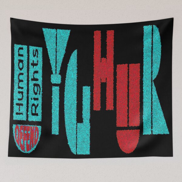 Item preview,  *UYGHUR FREEDOM - DEFEND THE UYGHUR HUMAN RIGHTS - SAVE UYGHURS - I LOVE UYGHURS* designed and sold by Ralek.
