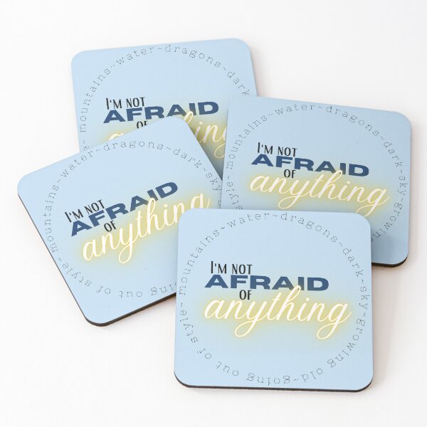 Item preview, I'm Not Afraid Of Anything - Songs For A New World Musical Quote designed and sold by Downstage Designs.