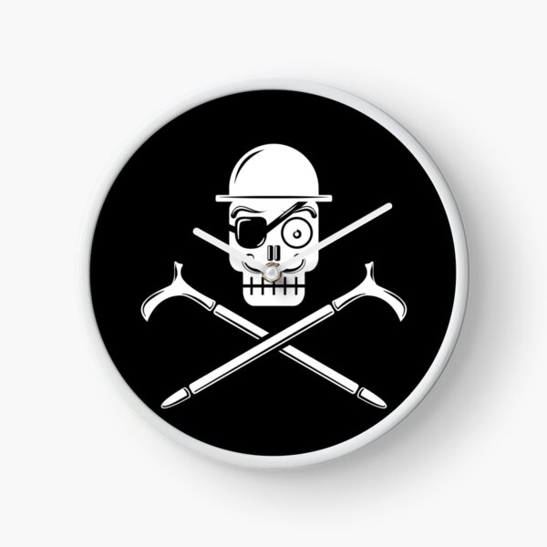 Item preview, Pirate Skull with Bowler Hat (white) designed and sold by DKdesigns27.