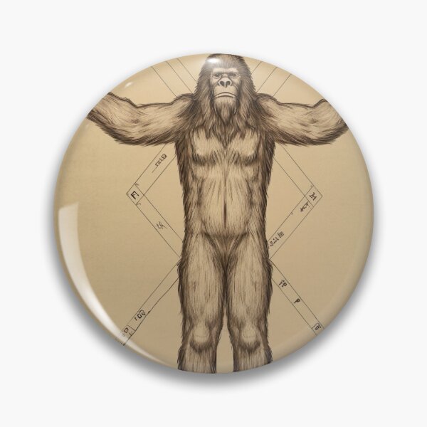 Item preview, Vitruvian Squatch designed and sold by Matt's Artificial Nature.