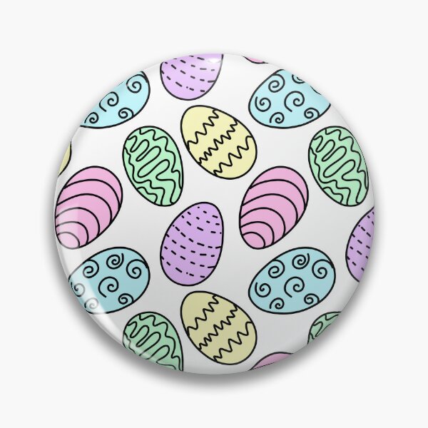 Item preview, Cute Pastel Colored Easter Eggs Holiday Doodle Design, made by EndlessEmporium  designed and sold by EndlessEmporium.