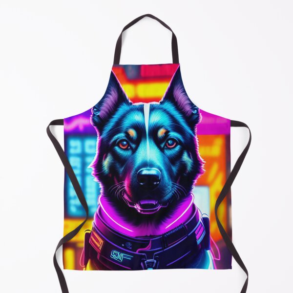 Artikelvorschau, Cyberpunk-Hund entworfen und verkauft von CyberArtWorld.