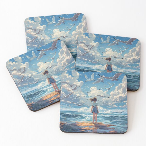 Item preview, Summer Girl in Cute Cartoon Style Painting" designed and sold by kfir marco.