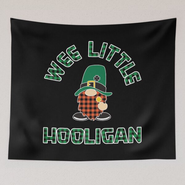 Artikelvorschau, Gnome Green Irish Irland St. Patrick's Day, kleiner kleiner Hooligan, kariert entworfen und verkauft von nk Threads.