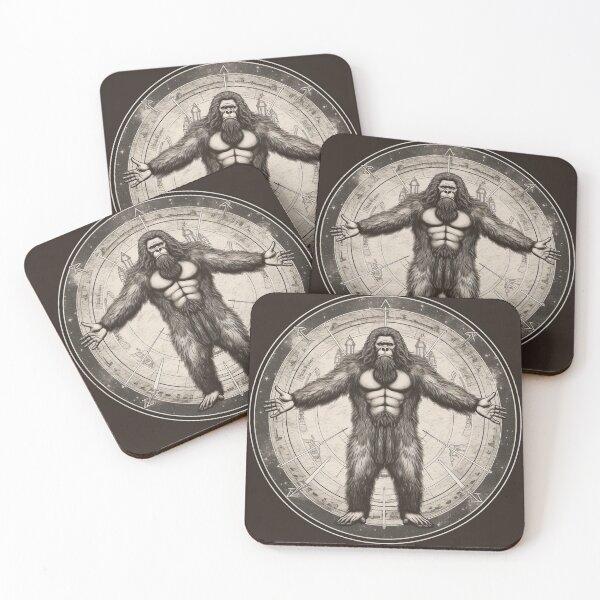 Item preview, Vitruvian Bigfoot designed and sold by Matt's Artificial Nature.