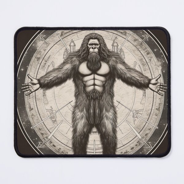 Item preview, Vitruvian Bigfoot designed and sold by Matt's Artificial Nature.