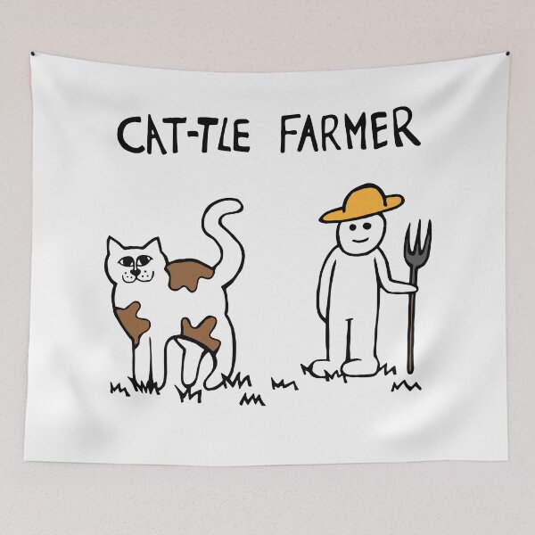 Item preview, Cattle Cat Farmer designed and sold by Graograman.