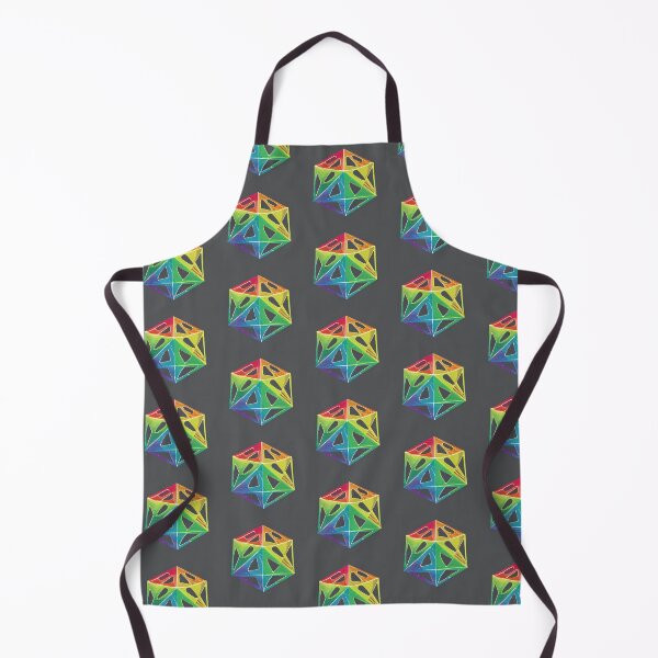 Item preview, Abstract Rainbow D20 designed and sold by MxA19.