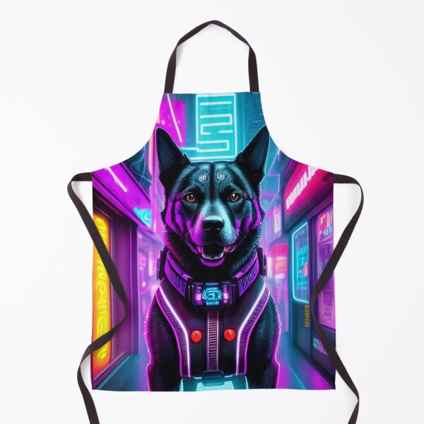 Item preview, Cyberpunk Futuristic Dog designed and sold by CyberArtWorld.