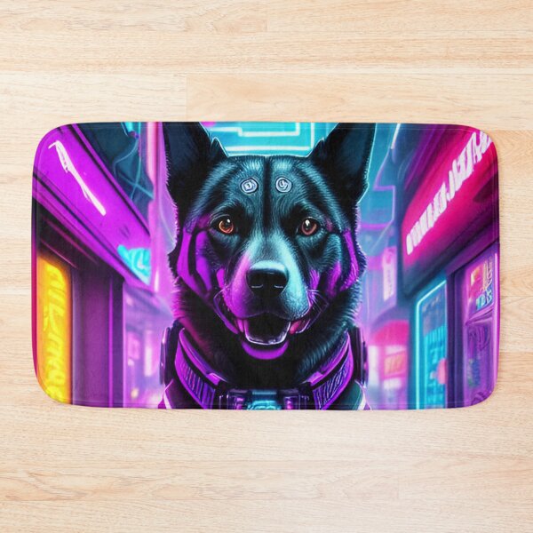 Item preview, Cyberpunk Futuristic Dog designed and sold by CyberArtWorld.