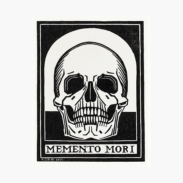Artikel-Vorschau von memento mori, designt und verkauft von Printellarium.