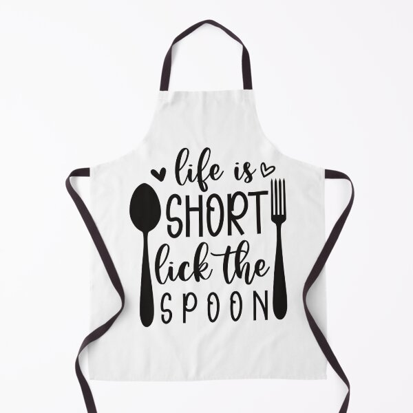 Item preview, Life is short, lick the spoon designed and sold by Blackstar Design Studio.