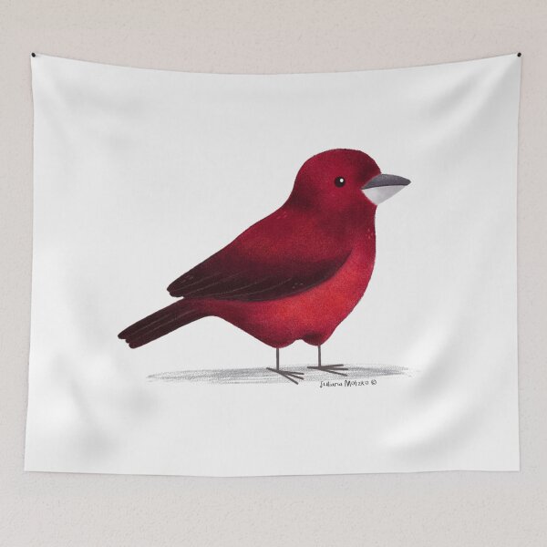 Item preview, Crimson Backed Tanager designed and sold by julianamotzko.