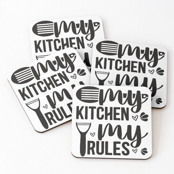Item preview, My kitchen my rules designed and sold by Blackstar Design Studio.