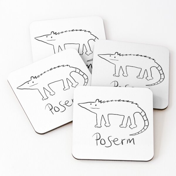 Item preview, Poserm - badly drawn animals  designed and sold by Becstrates.