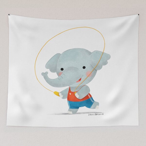 Item preview, Elephant jumping rope designed and sold by julianamotzko.