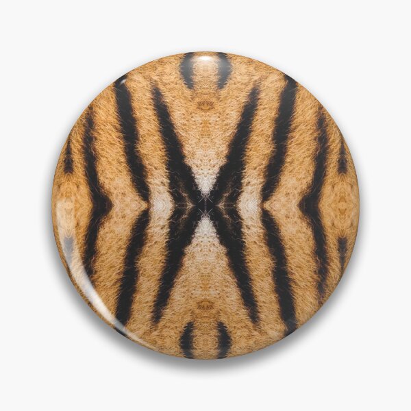 Item preview, Tiger Fur Texture Kaleidoscope Pattern 32 designed and sold by Swabcraft.
