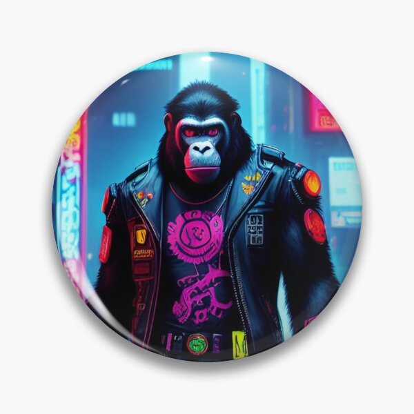 Item preview, Cyberpunk Monkey #1 designed and sold by CyberArtWorld.