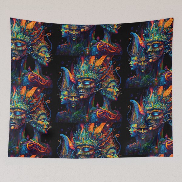 Item preview, Trippy DMT Elves designed and sold by VibrantView.