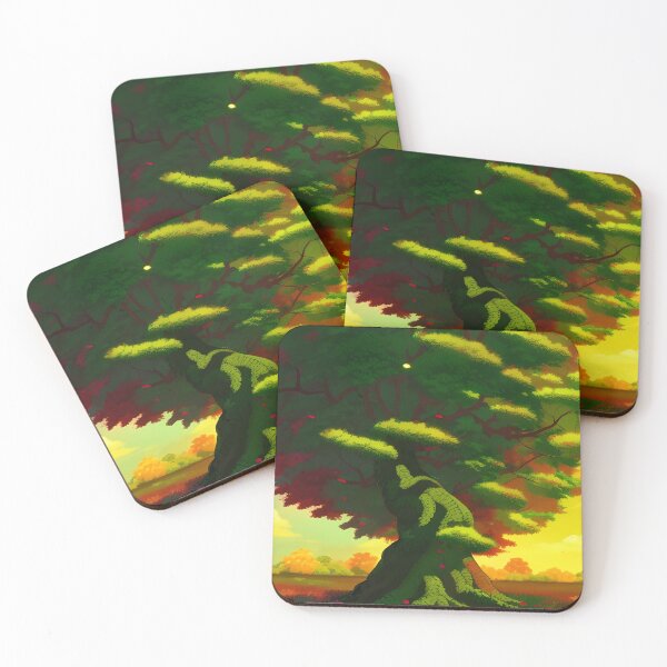 Item preview, A painting of a green lush tree designed and sold by brandway.