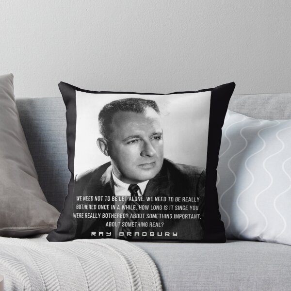 Item preview, Ray Bradbury portrait and quote: We need not to be let alone designed and sold by artbleed.