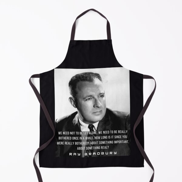 Item preview, Ray Bradbury portrait and quote: We need not to be let alone designed and sold by artbleed.